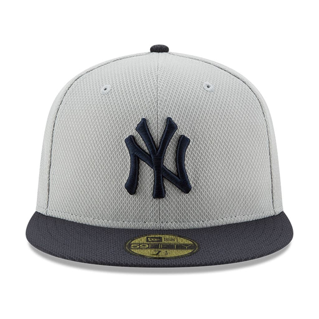 New York Yankees New Era MLB Alt Diamond Era Performance 59FIFTY Fitted Hat - Grey