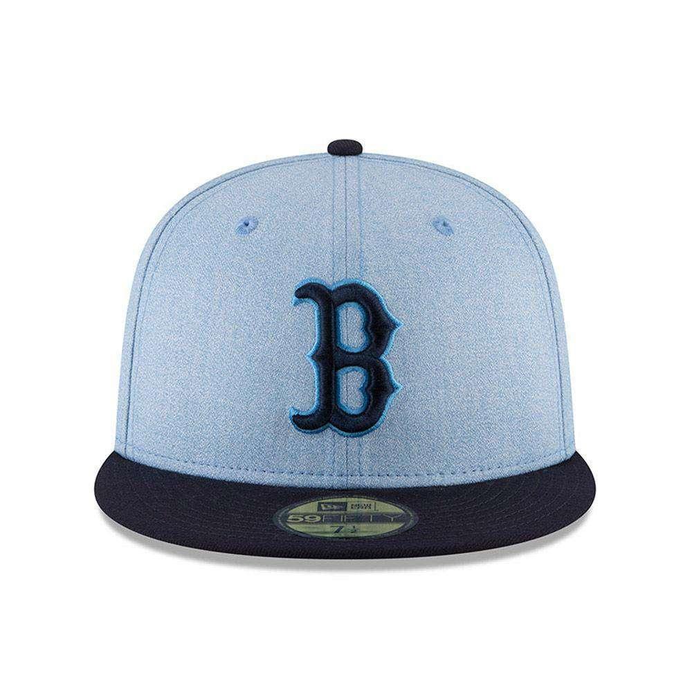 Boston Red Sox New Era MLB 2018 Fathers Day AC On-Field 59FIFTY Fitted Hat - Blue