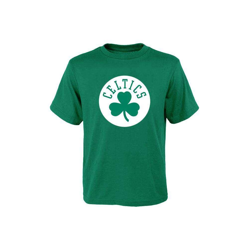 Kids Boston Celtics Outerstuff NBA Logo T-Shirt - Green
