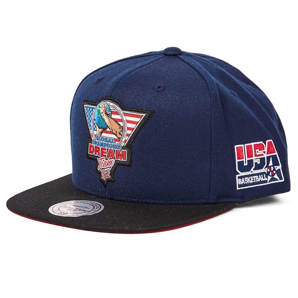 1992 USA Dream Team Mitchell & Ness NBA Global Champs Snapback Hat - Navy