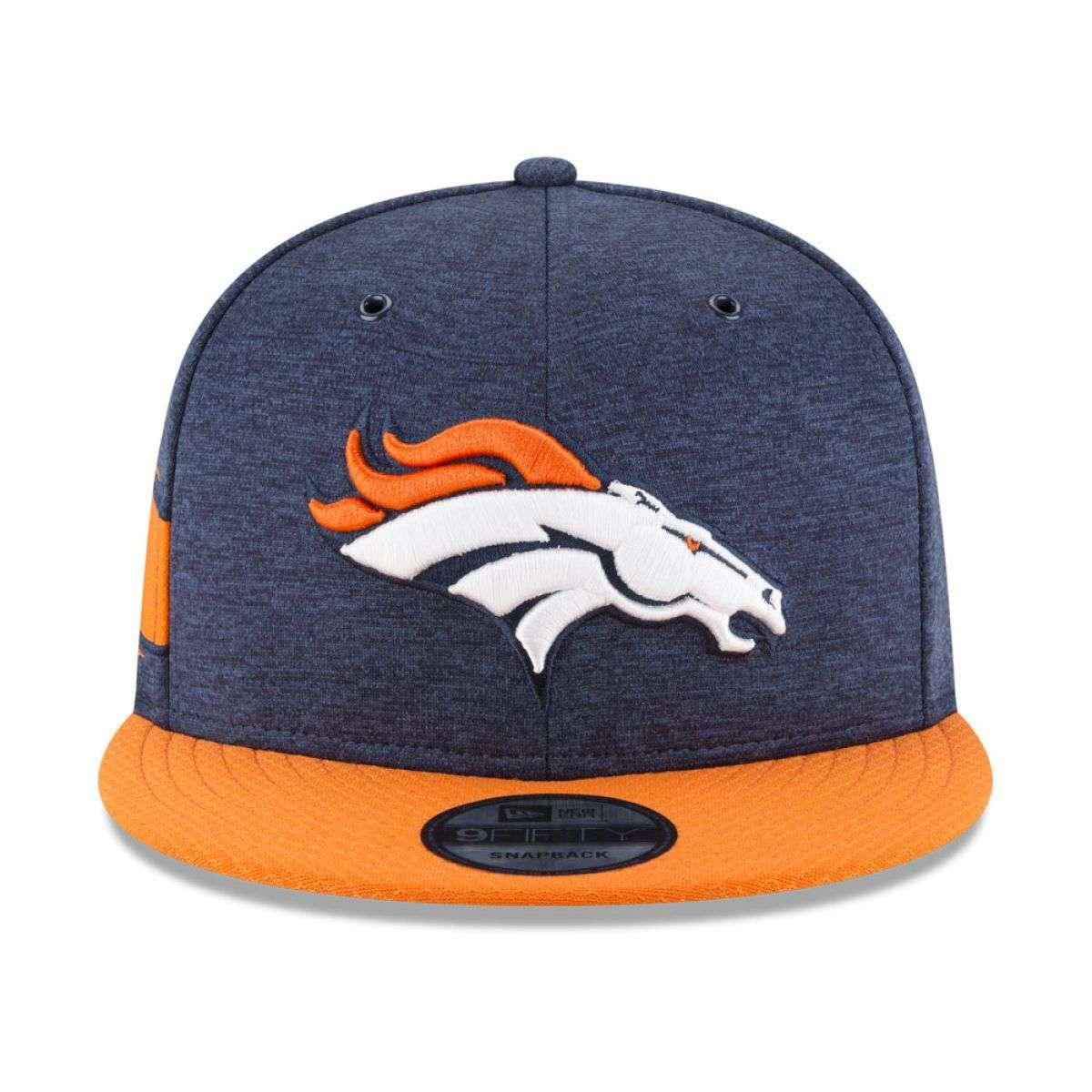 Denver Broncos New Era NFL 2018 Sideline 9FIFTY Snapback Hat - Navy