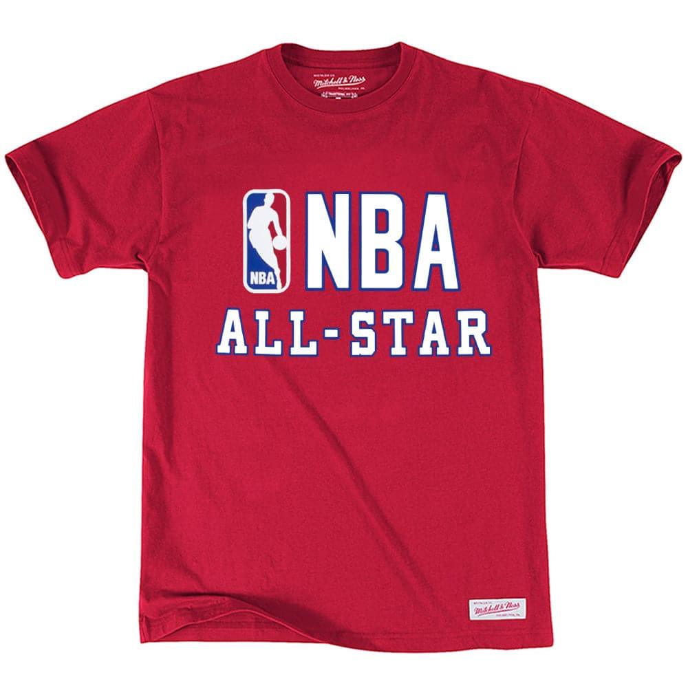 Western Conference Mitchell & Ness NBA 88-89 All Star T-Shirt - Red