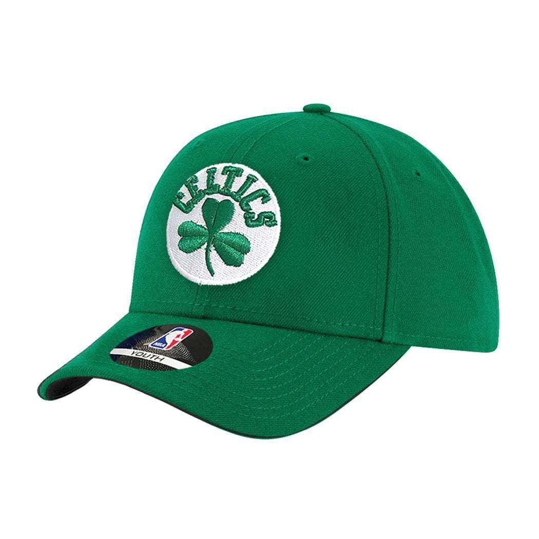 Youths Boston Celtics Outerstuff NBA Team Curve Hat - Green