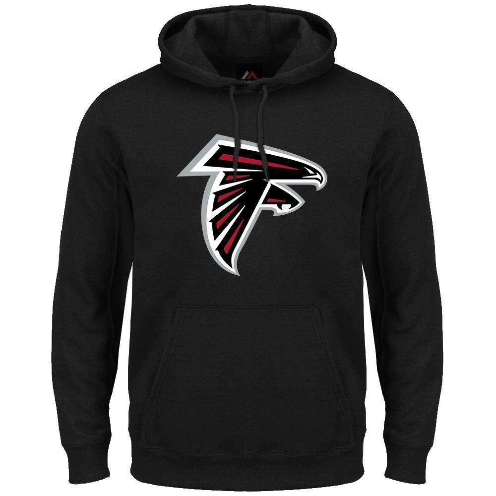 Atlanta Falcons Majestic NFL Team Prism Logo Hoodie Jumper - Black