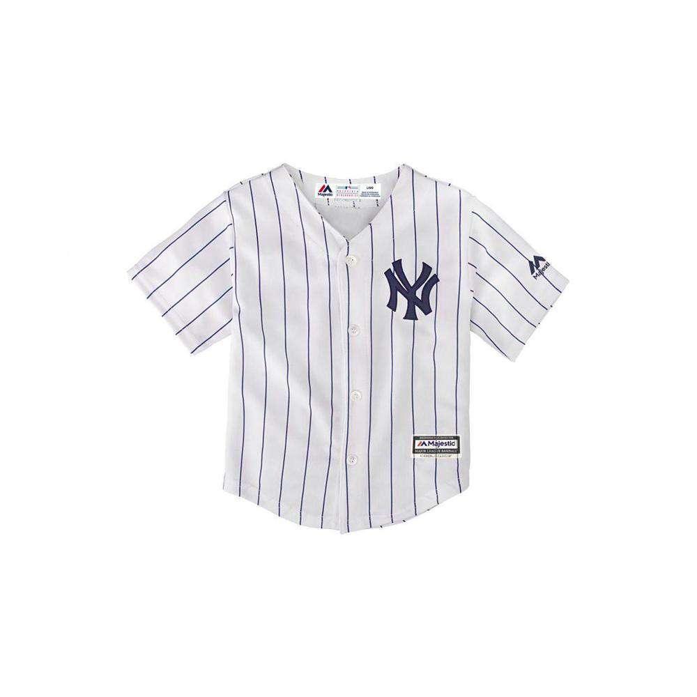Infants New York Yankees Majestic MLB Cool Base Replica Jersey - White