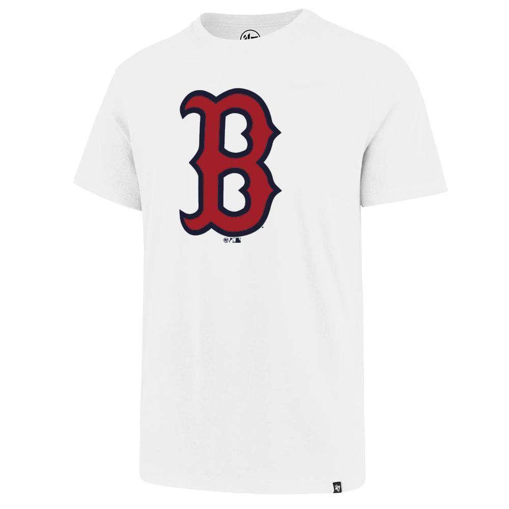 Boston Red Sox '47 MLB Team Logo Imprint Splitter T-Shirt - White