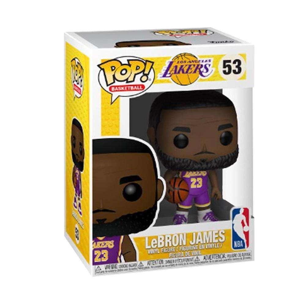LeBron James Los Angeles Lakers Funko NBA Pop 53 Figure - Purple
