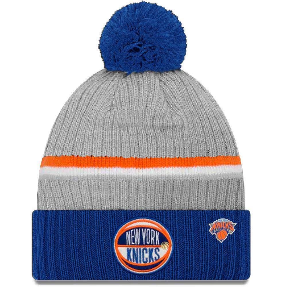 New York Knicks New Era 2019 NBA Draft Knit Beanie - Heather