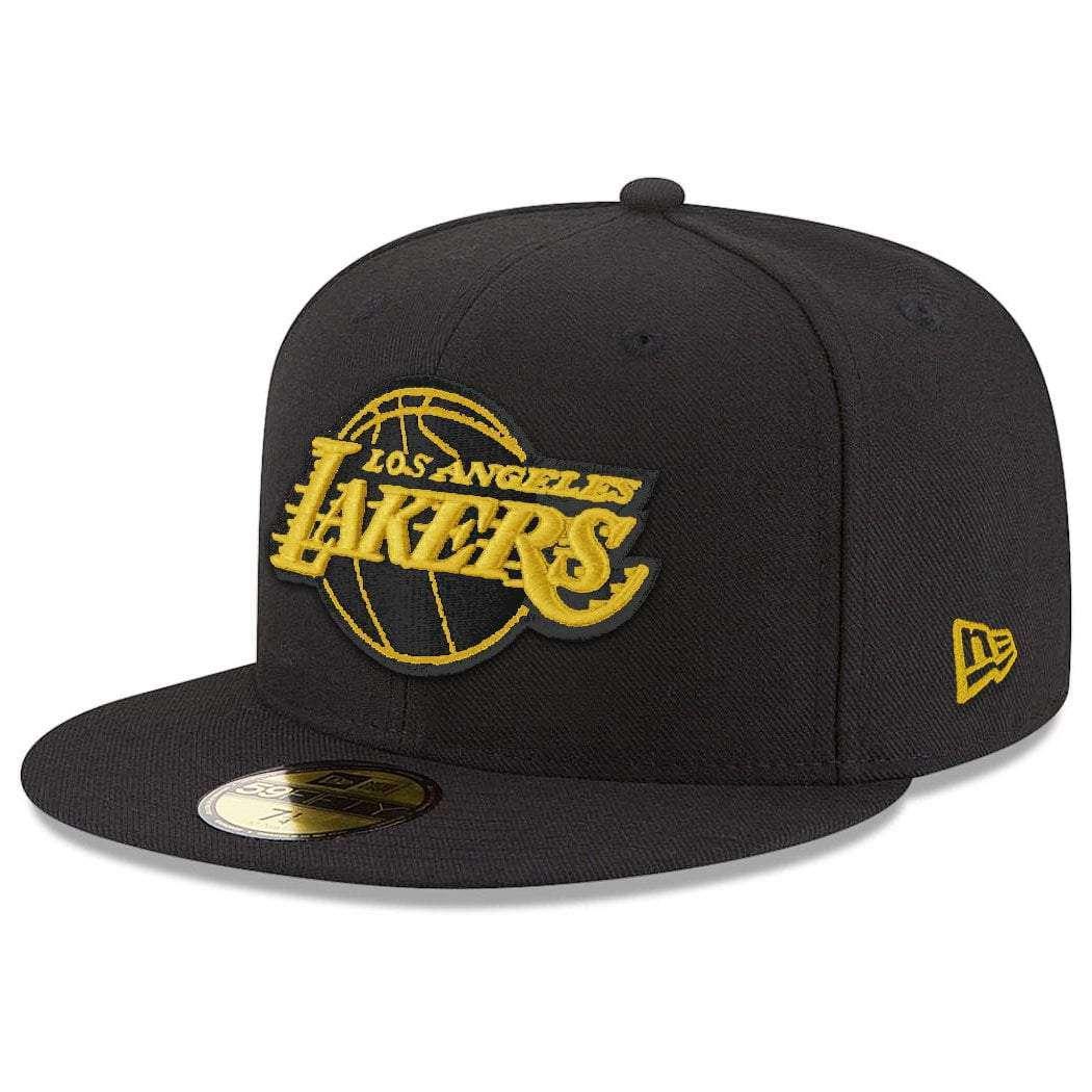 Los Angeles Lakers New Era NBA Team Pop 59FIFTY Fitted Hat - Black