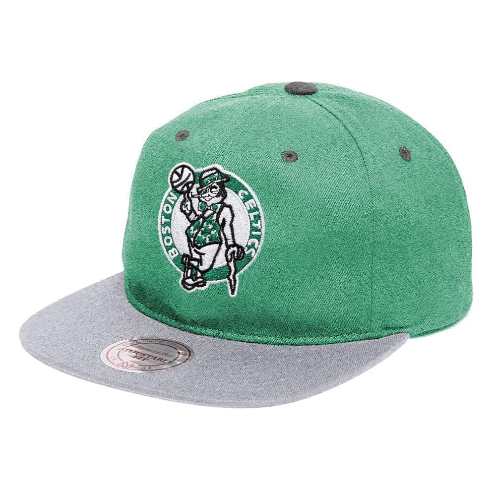 Boston Celtics Mitchell & Ness NBA Game Day Deadstock Snapback Hat - Green