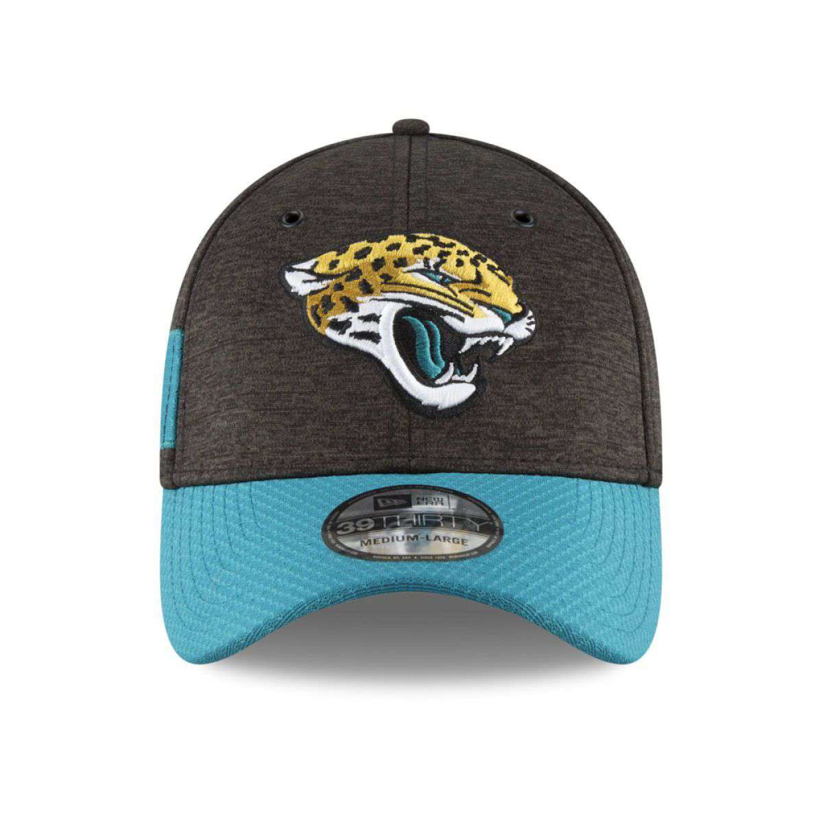 Jacksonville Jaguars New Era NFL 2018 Sideline 39THIRTY Stretch-Fit Curved Hat - Black