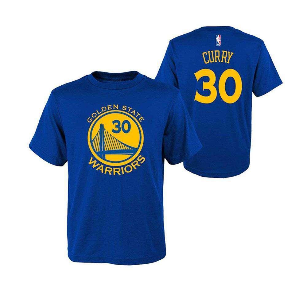 Kids Steph Curry Golden State Warriors Outerstuff NBA Player T-Shirt - Blue