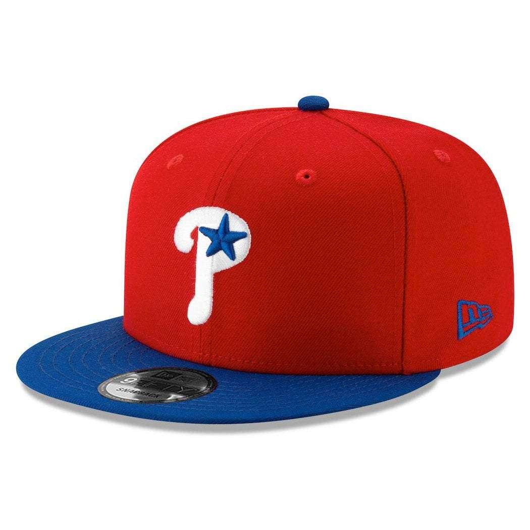 Philadelphia Phillies New Era MLB Alt Logo 9FIFTY Snapback Hat - Red