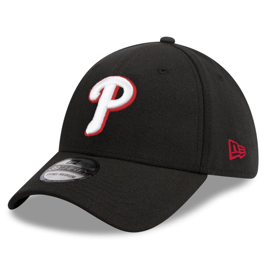 Philadelphia Phillies New Era MLB Team Classic 39THIRTY Curve Hat - Black