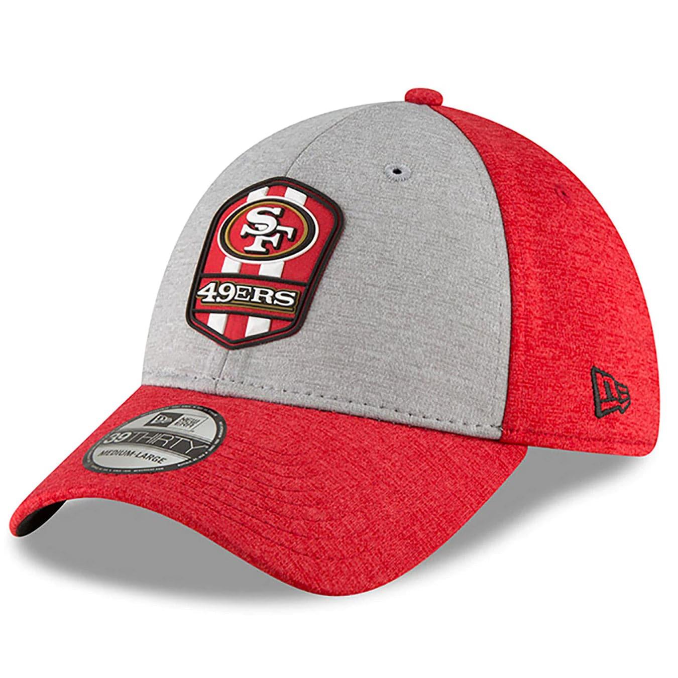 San Francisco 49ers New Era NFL 2019 Sideline Road 39THIRTY Curve Hat