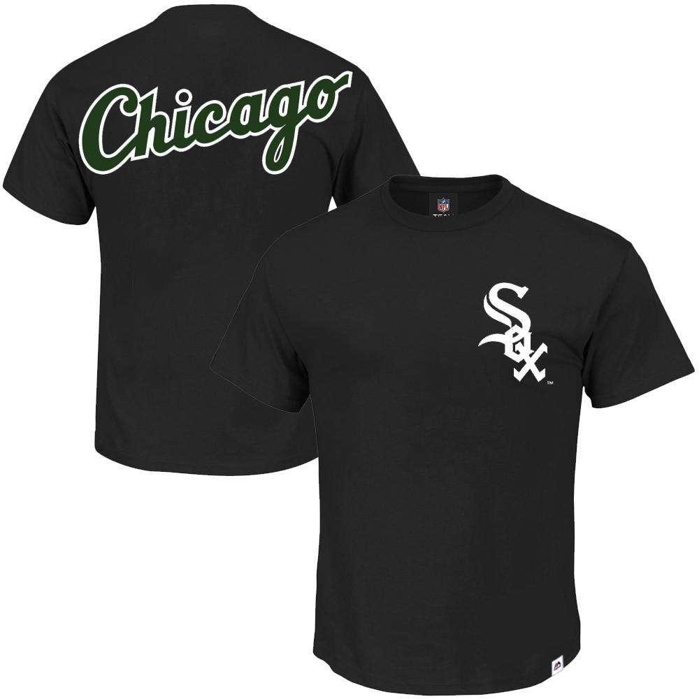 Chicago White Sox Majestic MLB Hastings T-Shirt - Black