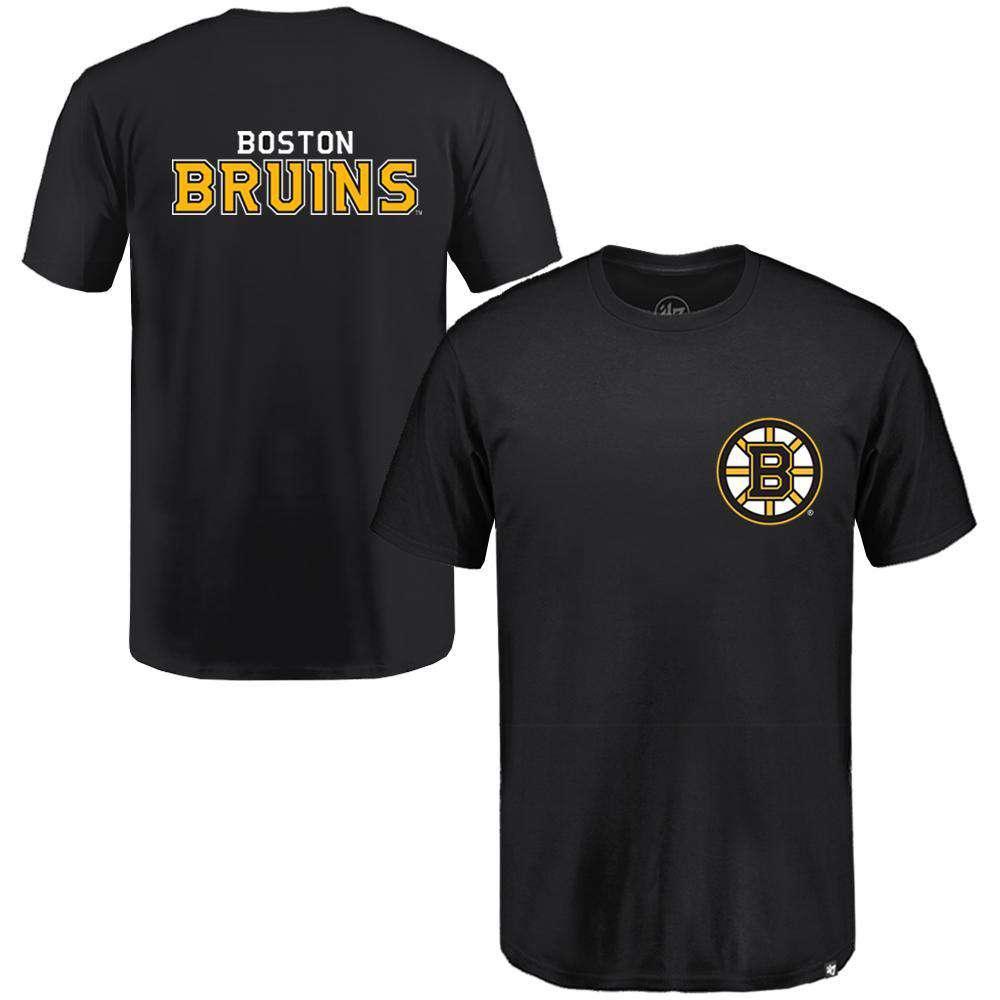 Boston Bruins '47 NHL Backer T-Shirt - Black