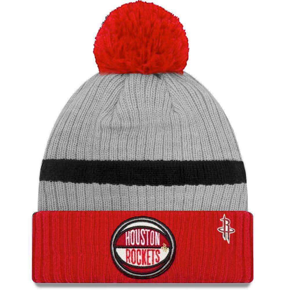 Houston Rockets New Era 2019 NBA Draft Knit Beanie - Heather