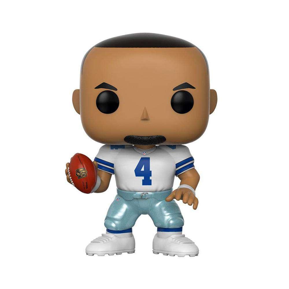 Dak Prescott Dallas Cowboys NFL Funko Pop Vinyl 3.75" Figure - White