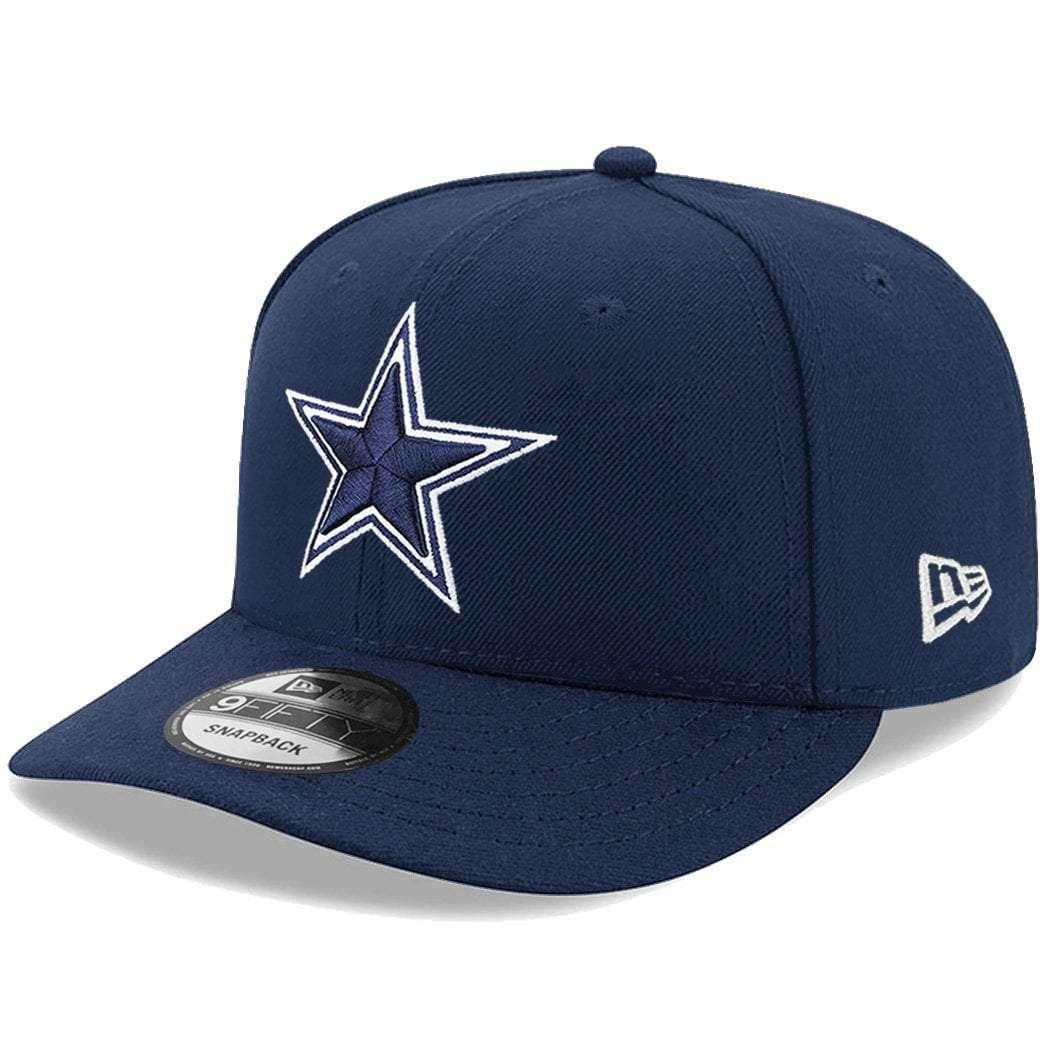 Dallas Cowboys New Era NFL Team Pre-Curved 9FIFTY Snapback Hat - Navy