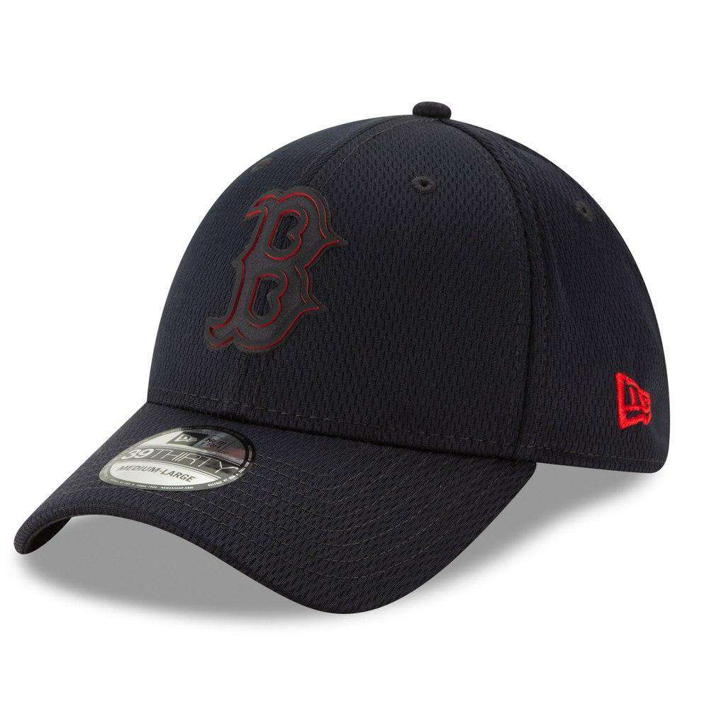 Boston Red Sox New Era MLB 2019 Clubhouse 39THIRTY Stretch-Fit Hat - Navy