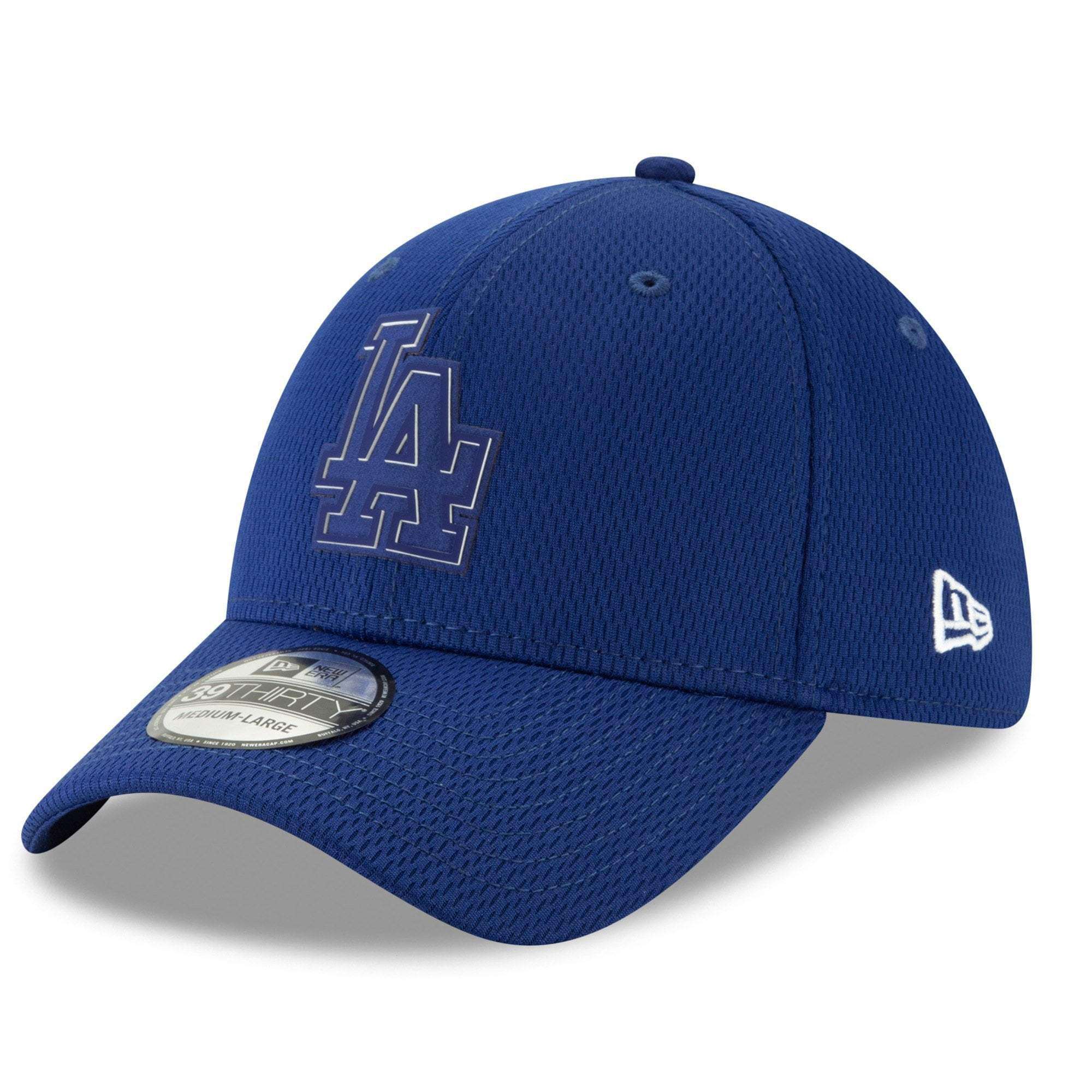 Los Angeles Dodgers New Era MLB 2019 Clubhouse 39THIRTY Stretch-Fit Hat - Blue