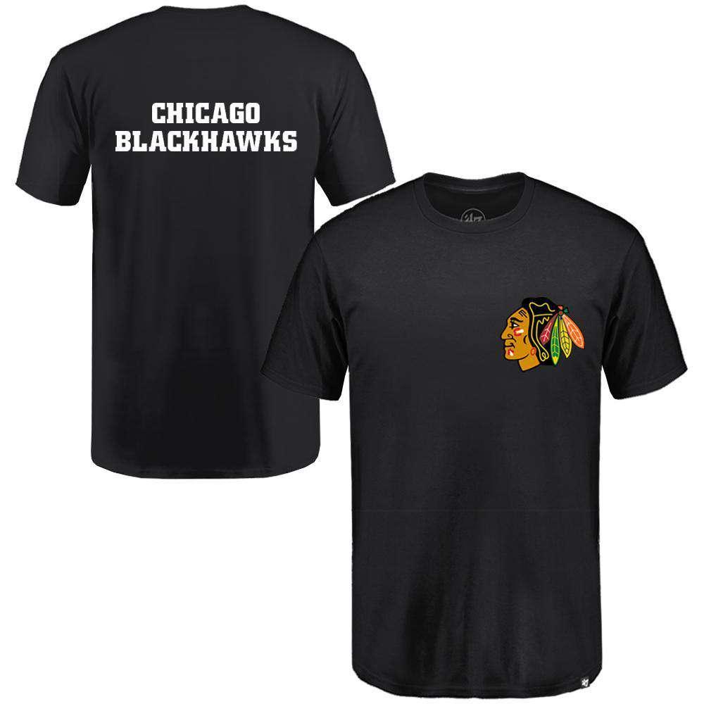 Chicago Blackhawks '47 NHL Backer T-Shirt - Black