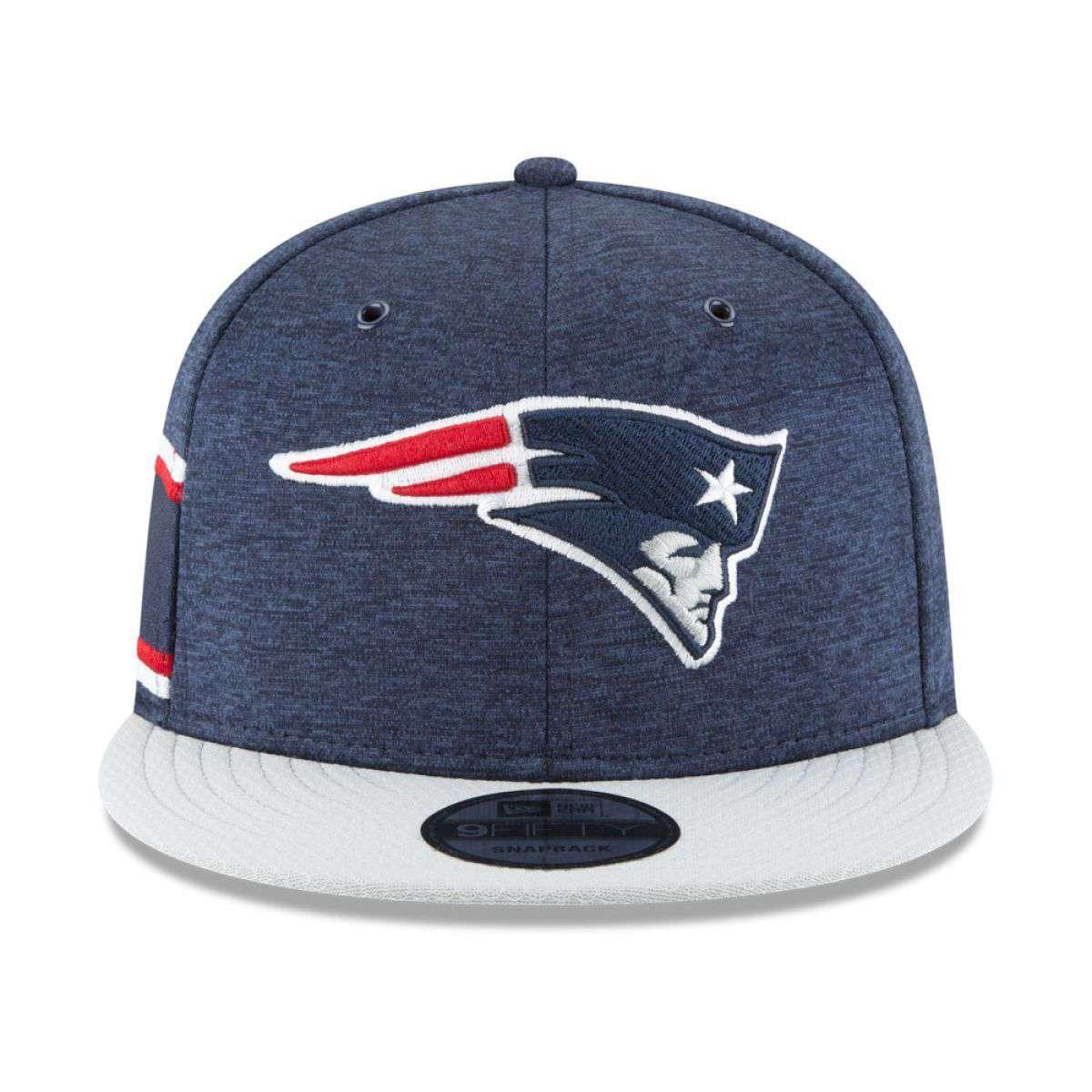 New England Patriots New Era NFL 2018 Sideline 9FIFTY Snapback Hat - Navy
