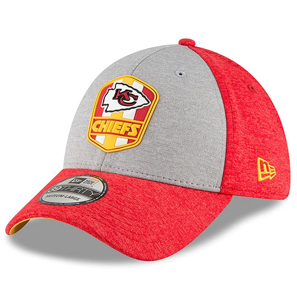 Kansas City Chiefs New Era NFL 2019 Sideline Road 39THIRTY Curve Hat