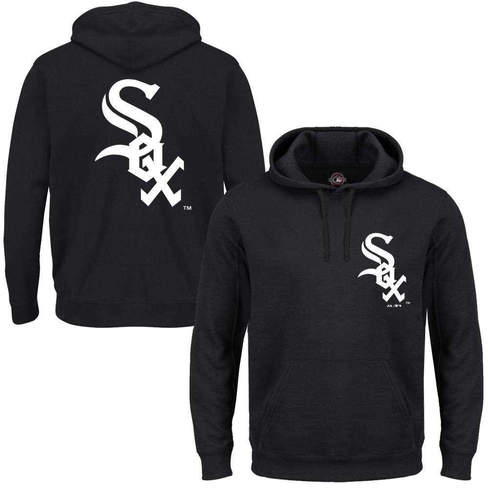 Chicago White Sox Majestic MLB Juke Hoodie Jumper - Black