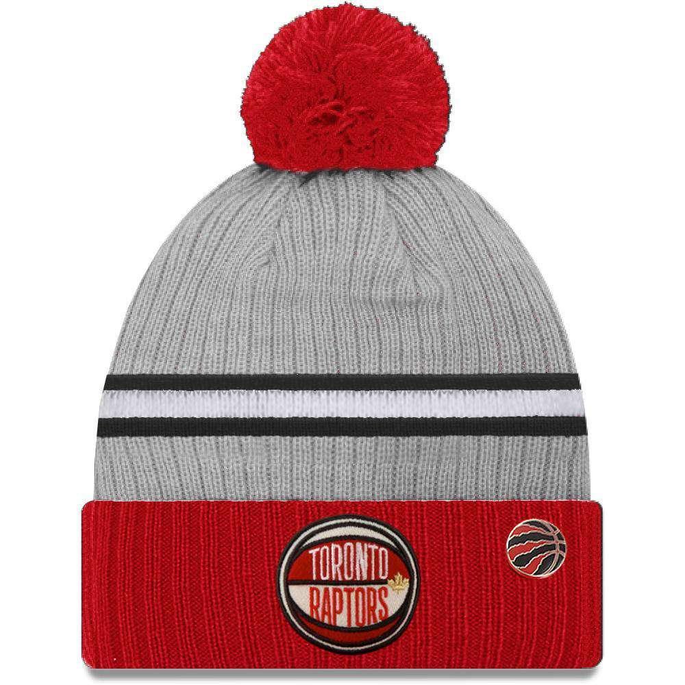 Toronto Raptors New Era 2019 NBA Draft Knit Beanie - Heather