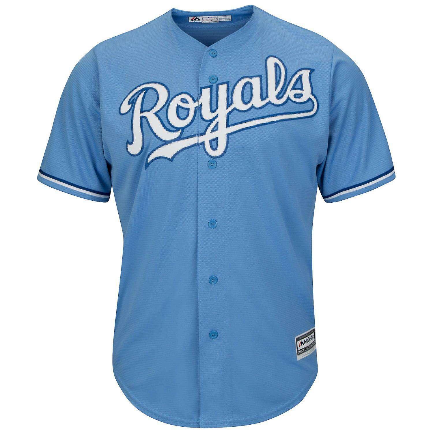 Kansas City Royals Majestic MLB AC Cool Base Replica Jersey - Blue
