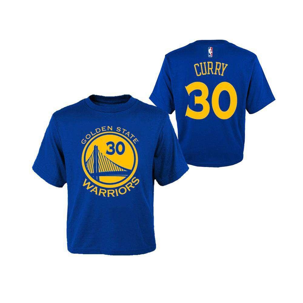 Toddler Steph Curry Golden State Warriors Outerstuff NBA Player T-Shirt - Blue