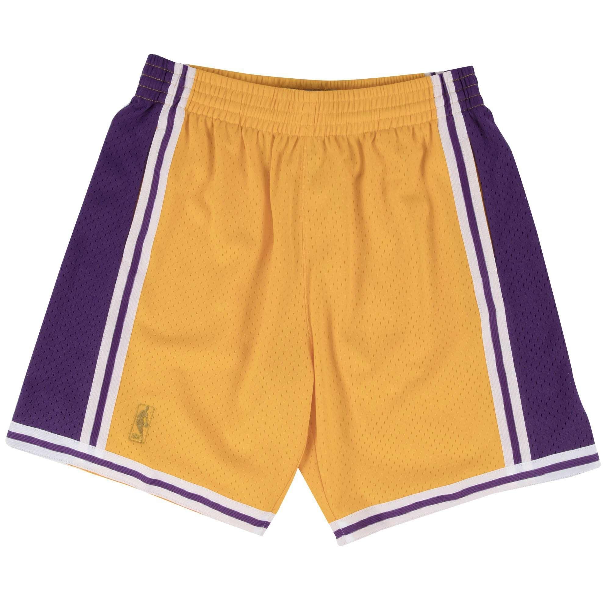 Los Angeles Lakers Mitchell & Ness NBA Swingman Shorts - Gold