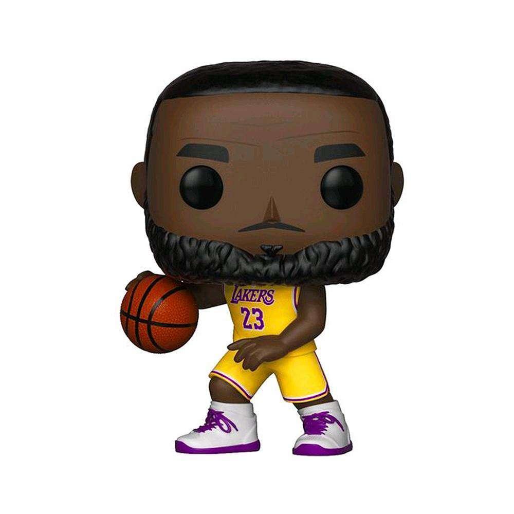 LeBron James Los Angeles Lakers Funko NBA Pop 52 Figure - Yellow
