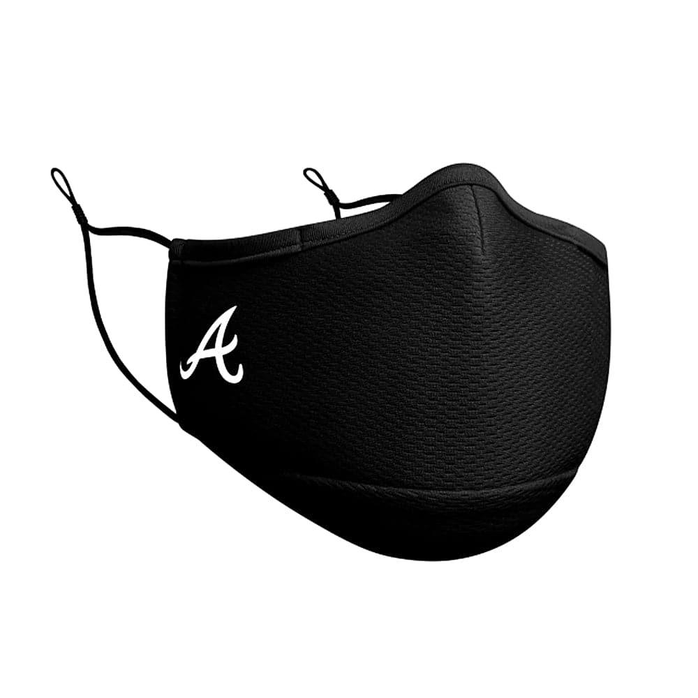 Atlanta Braves New Era MLB On-Field Team Logo Face Mask - Black