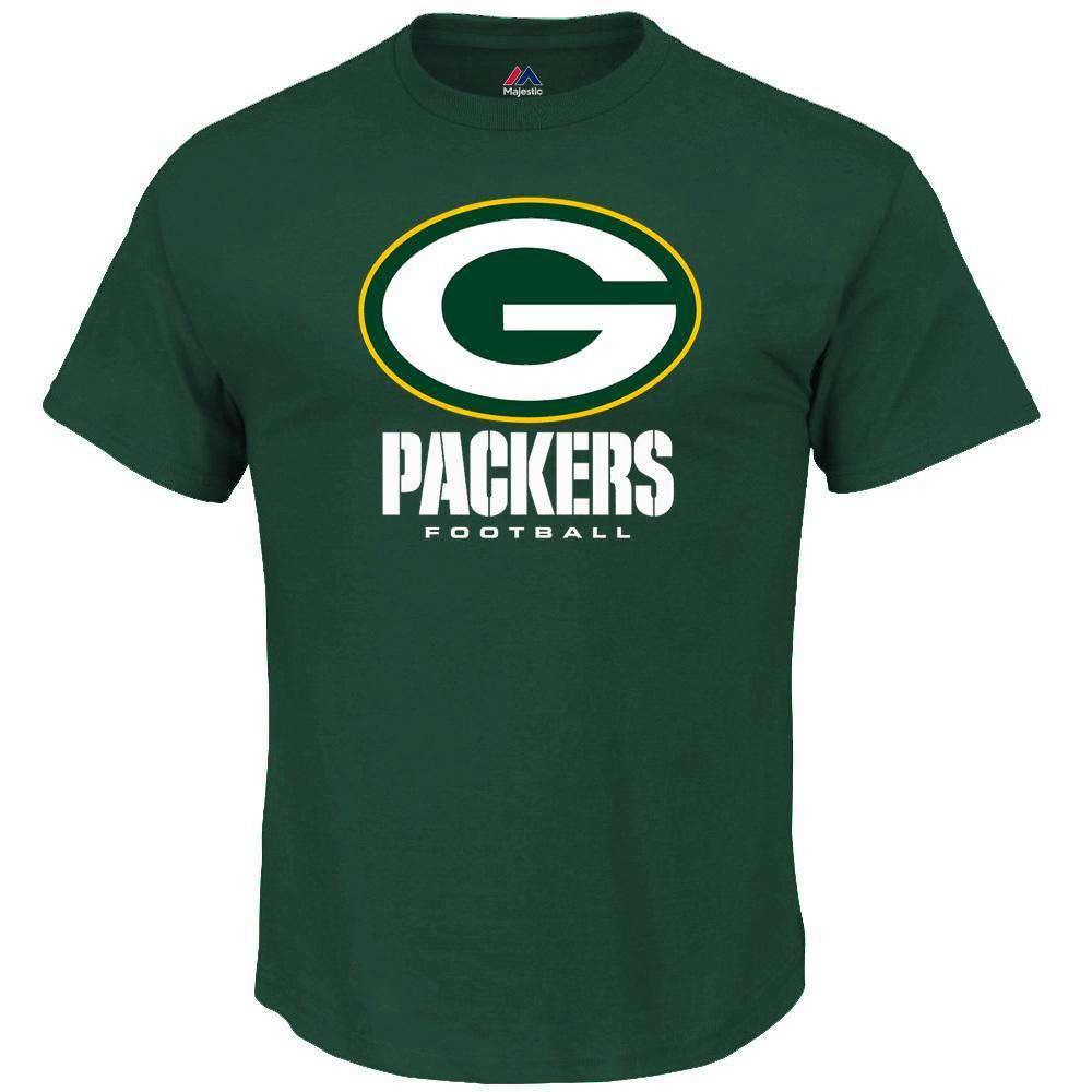 Green Bay Packers Majestic NFL Critical Victory T-Shirt - Green