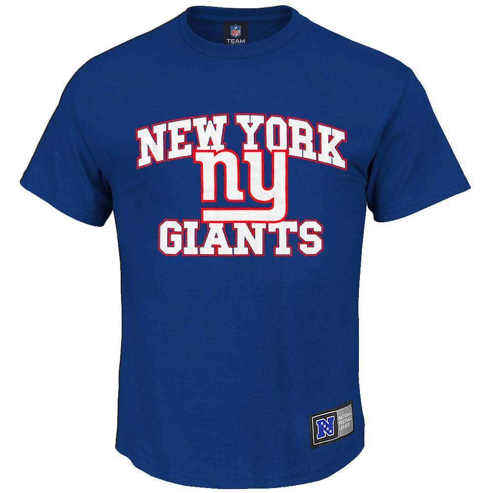 New York Giants Majestic NFL Despa T-Shirt - Blue