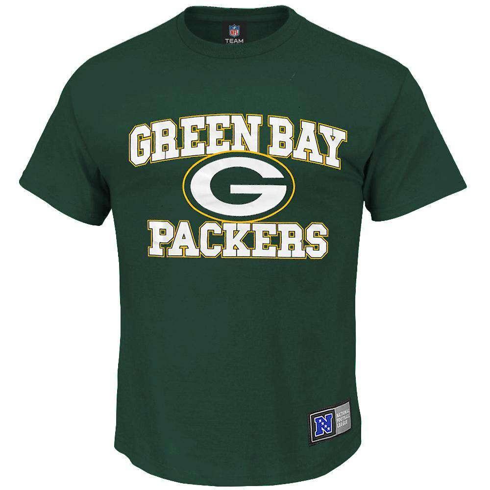 Green Bay Packers Majestic NFL Despa T-Shirt - Green