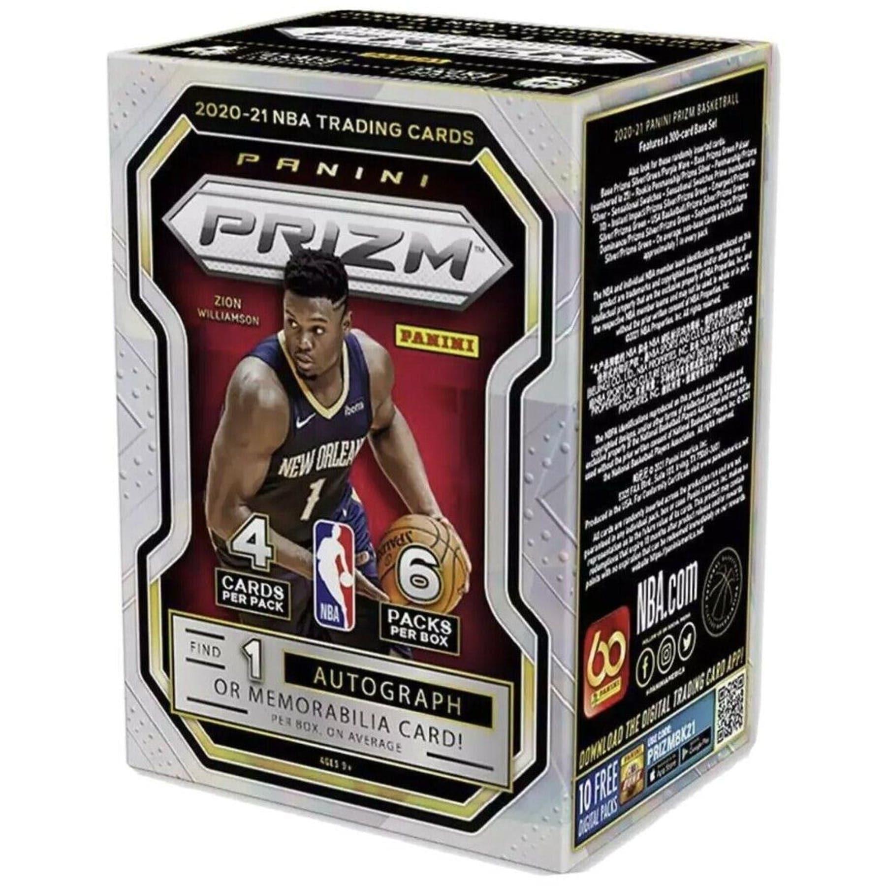 2020-21 Panini NBA Prizm Basketball Blaster Box - 6 Packs