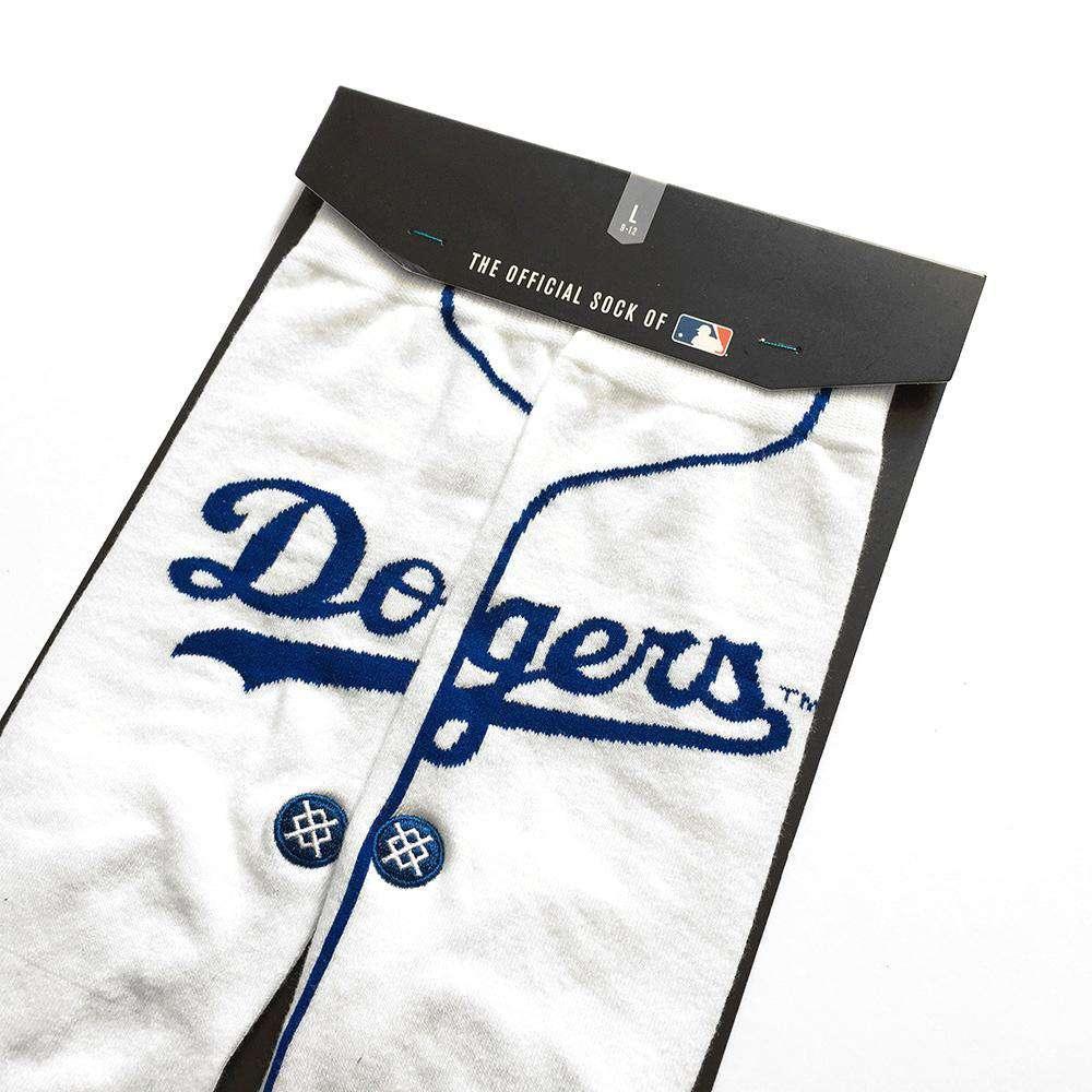 Los Angeles Dodgers Stance MLB Home Jersey Crew Socks -White