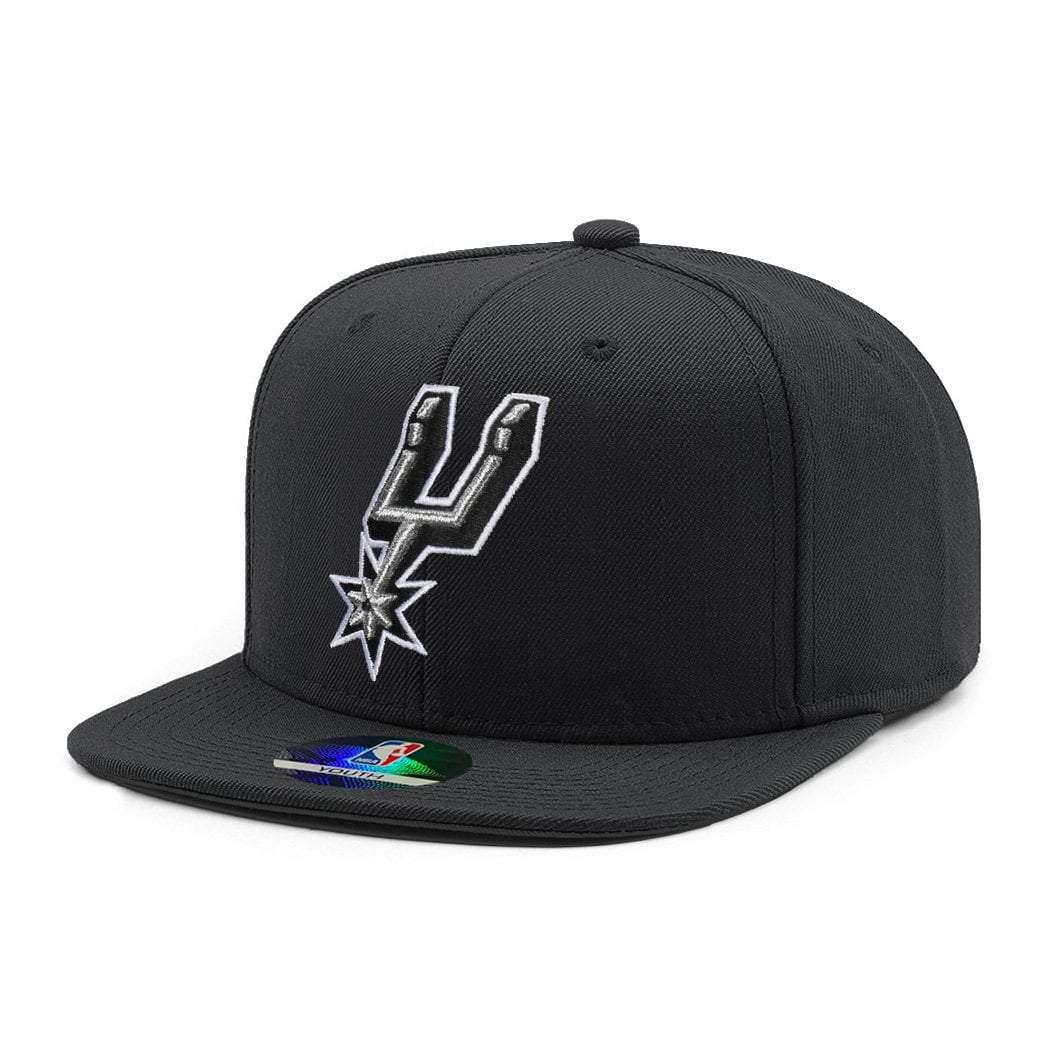 Youths San Antonio Spurs Outerstuff Team NBA Snapback Hat - Black