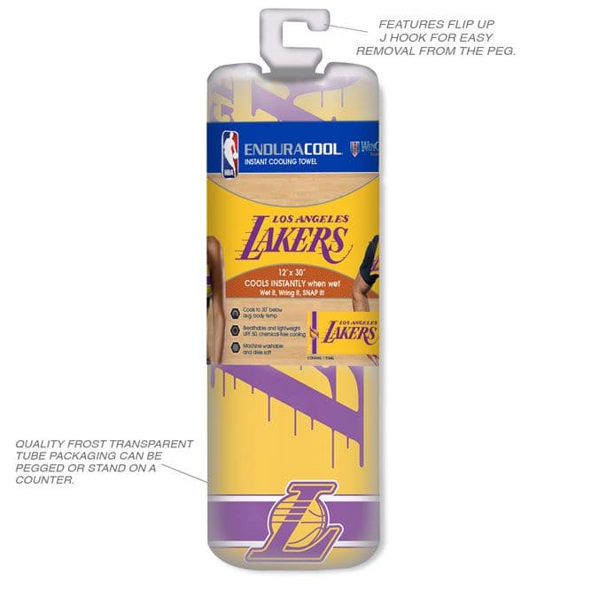 Los Angeles Lakers Wincraft NBA 12 x 30 Cooling Towel