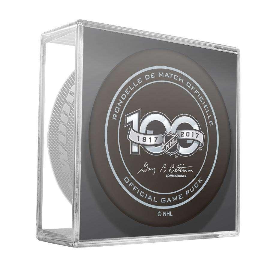 Philadelphia Flyers Sher-Wood NHL Anniversary Puck w/Case