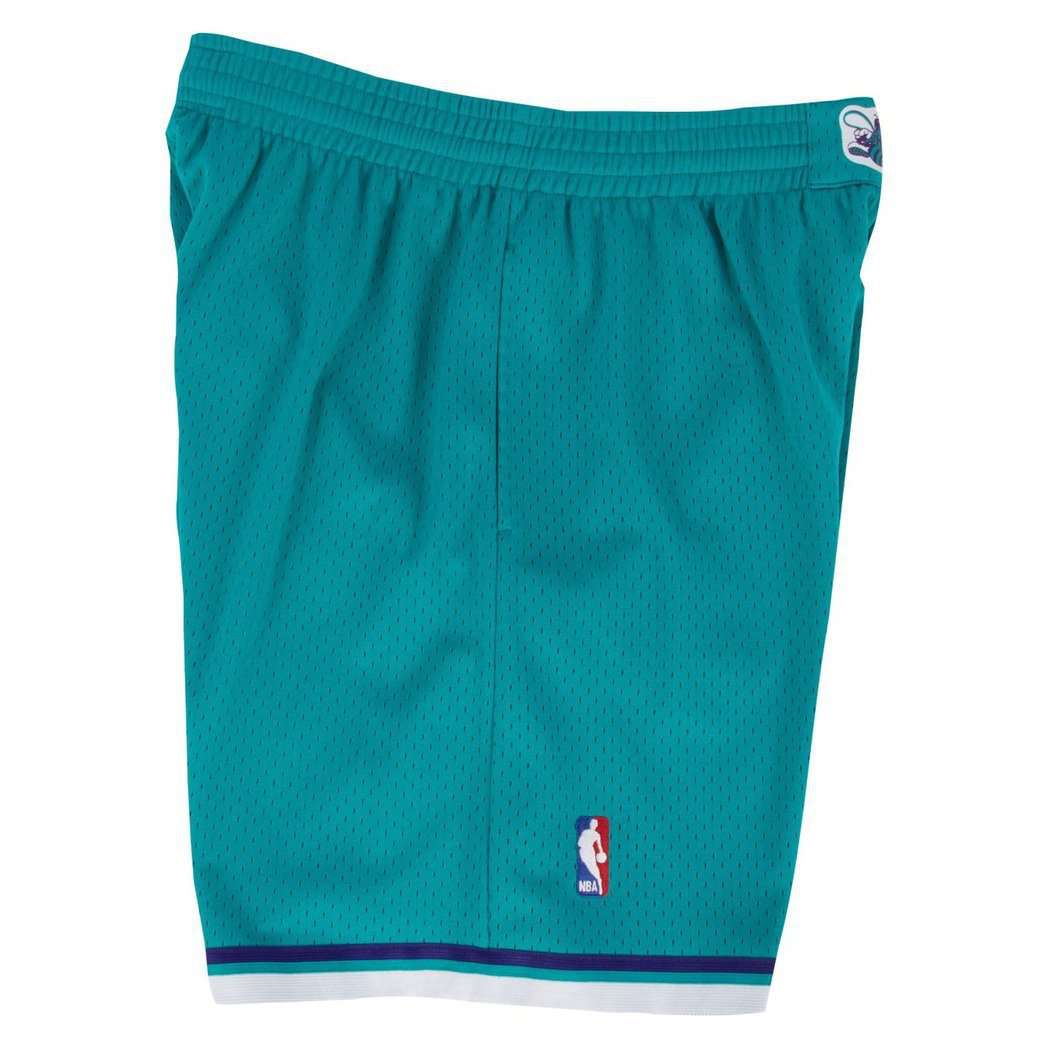 Charlotte Hornets Mitchell & Ness NBA Swingman Shorts - Teal