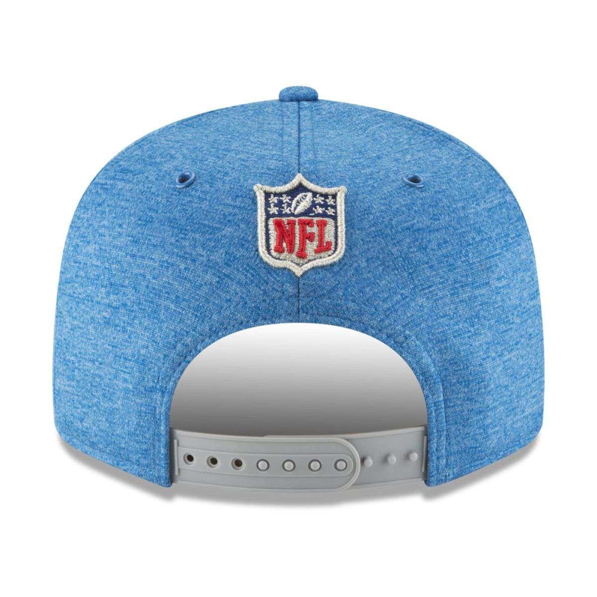 Detroit Lions New Era NFL 2018 Sideline 9FIFTY Snapback Hat - Blue