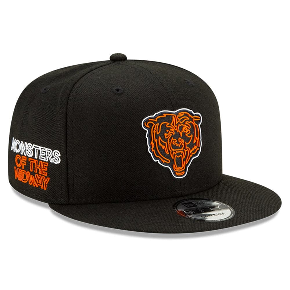 Chicago Bears New Era NFL 2020 Draft 9FIFTY Snapback Hat - Black