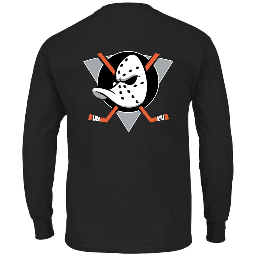 Anaheim Mighty Ducks NHL Jeaner Long Sleeve T-Shirt - Black