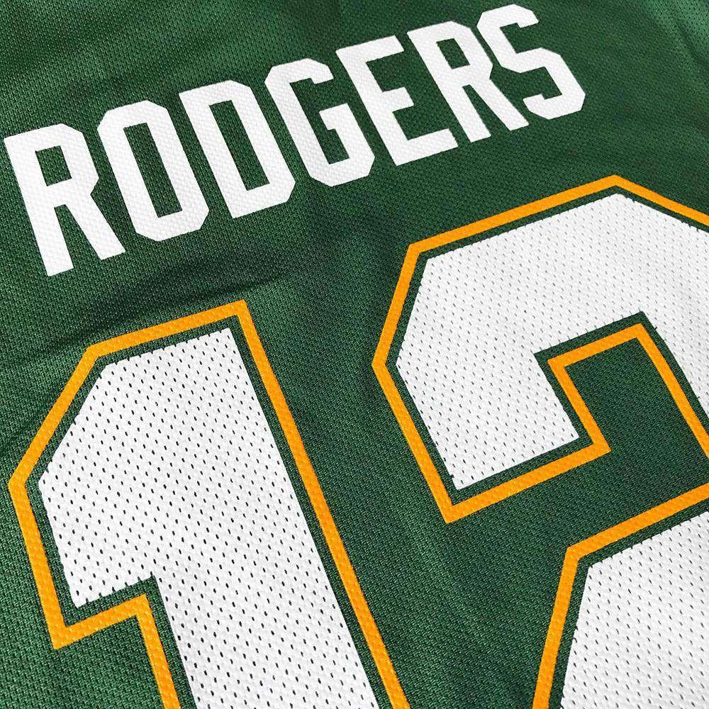 Aaron Rodgers Green Bay Packers Majestic NFL Hashmark Jersey - Green