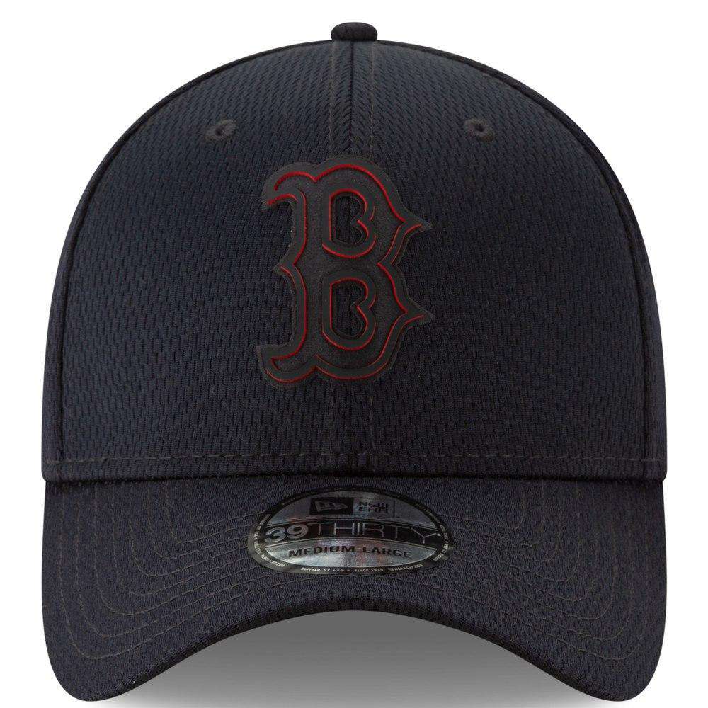 Boston Red Sox New Era MLB 2019 Clubhouse 39THIRTY Stretch-Fit Hat - Navy
